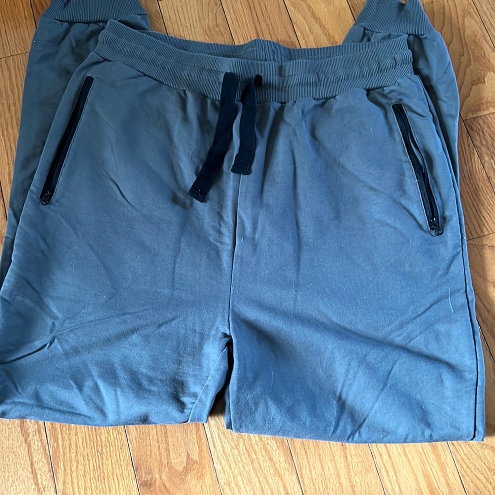 Grey Wicked Stitch sweatpants